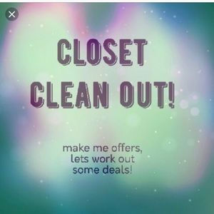 closet clean out!